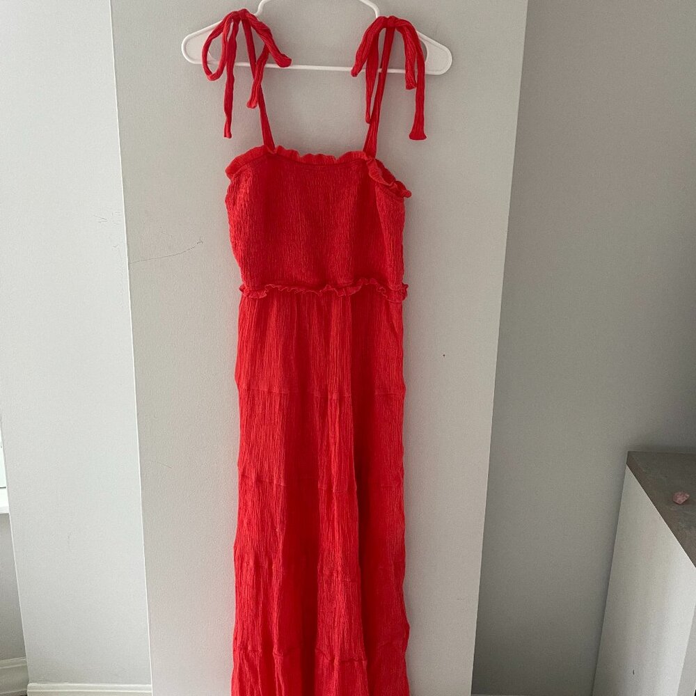 Coral Maxi Dress